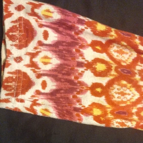 Colorful Patterned Long Sleeve Top With Sequins - Picture 8 of 9